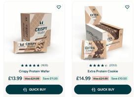 Myprotein Food, Bars & Snacks