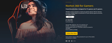 Norton Gamers Package