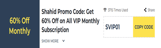 Show Shahid Coupon